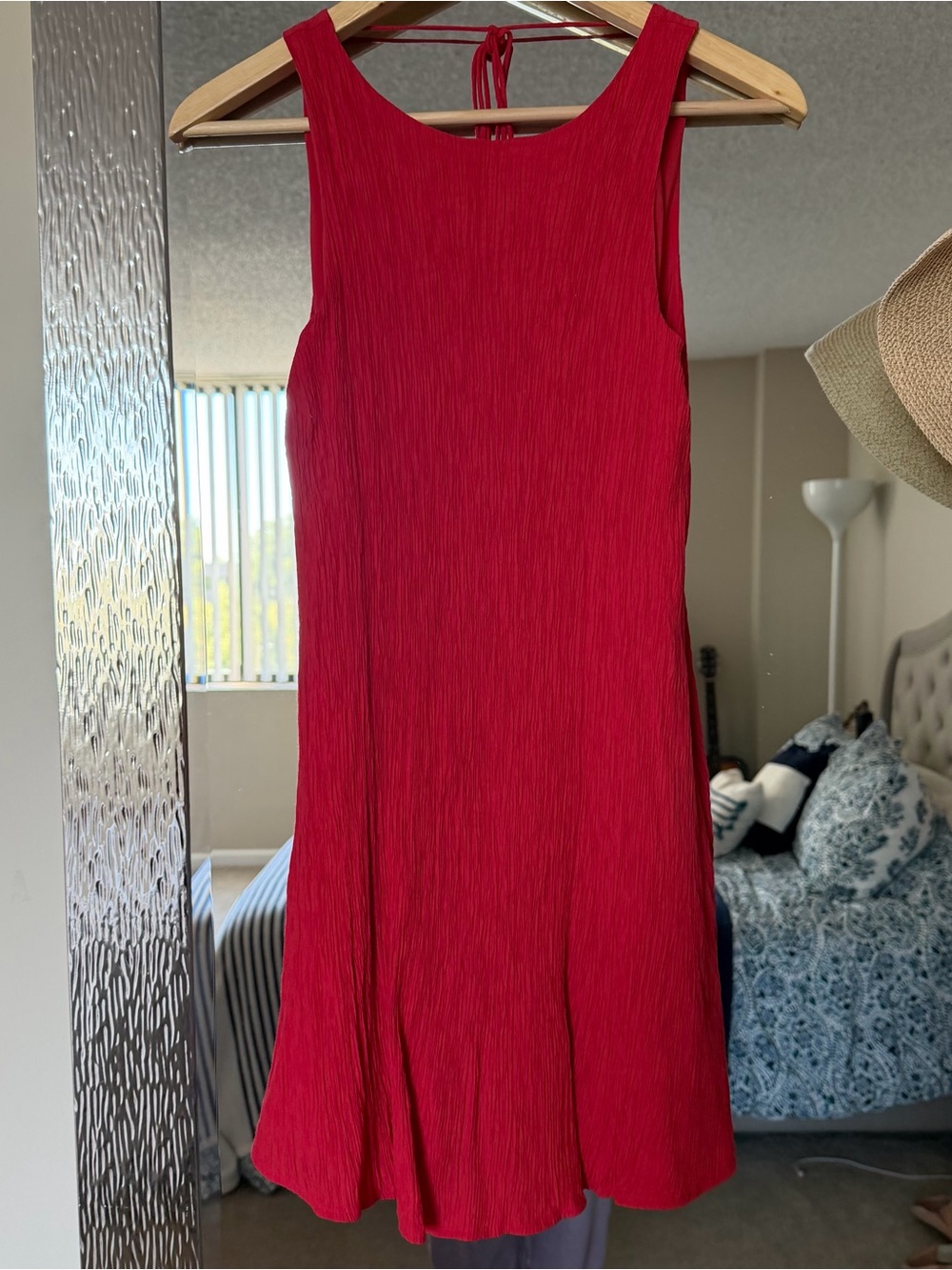 Abercrombie & Fitch Red Sleeveless Mini Dress